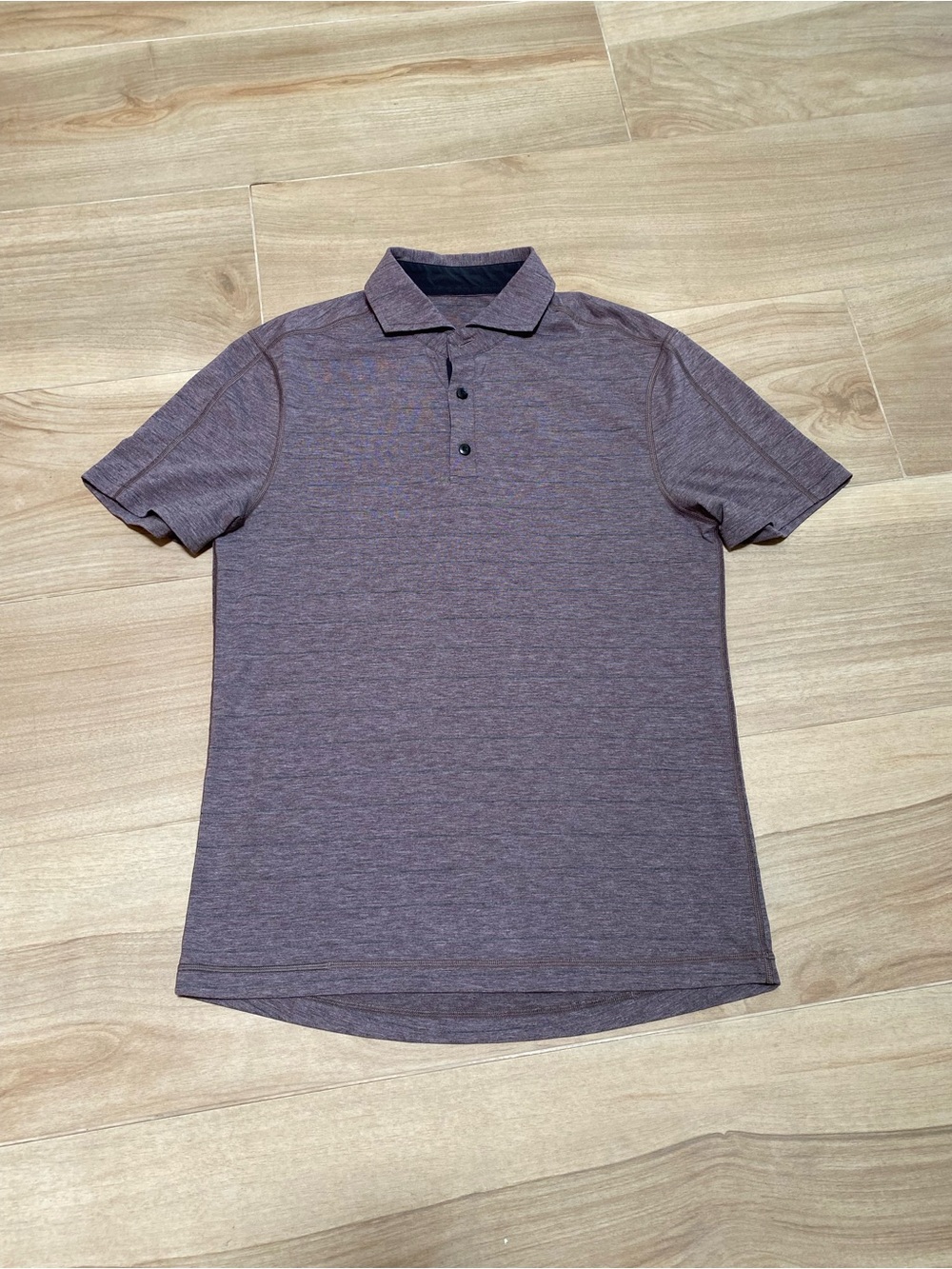 Lululemon Soft Jersey Short-Sleeve Polo Shirt Men’s M Lavender